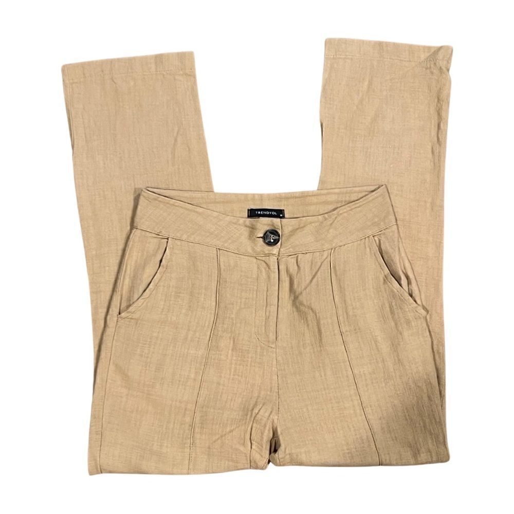 Trendyol Cotton Ankle cropped pants Size 36/S - Picture 3 of 9